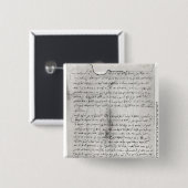 Fragment des Buchstaben geschrieben von Button (Vorne & Hinten)