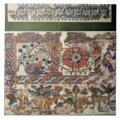 Fragment des Gewebes Jonas und den Wal darstellend Fliese (Vorderseite)