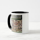 Fragment des Gewebes Jonas und den Wal darstellend Tasse (Vorderseite Links)