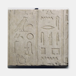 Fragment einer hieroglyphischen Aufschrift Magnet