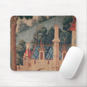 Fragment einer mittelalterlichen Tapisserie Mousepad (Mit Mouse)