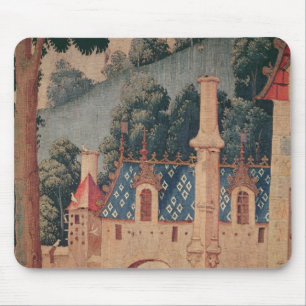 Fragment einer mittelalterlichen Tapisserie Mousepad