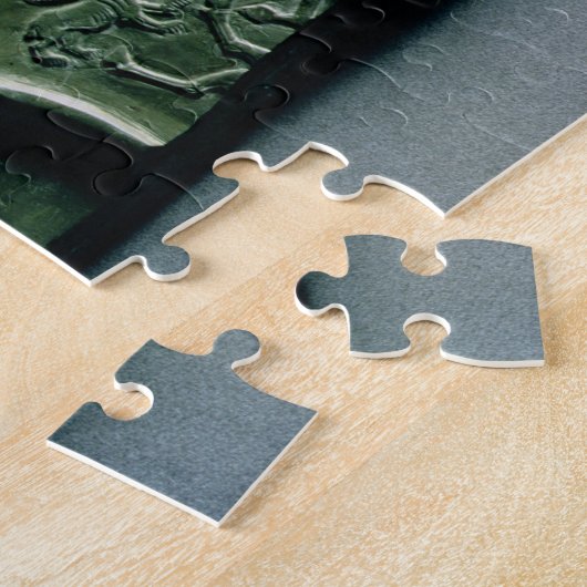 Fragment einer Palette mit einer Jagdszene, von A Puzzle (Seite)