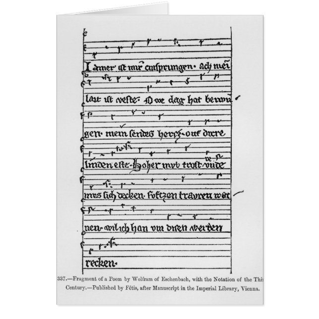 Fragment eines Gedichtes (Vorne)