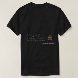 Fragment Gedicht von Fernán González T-Shirt
