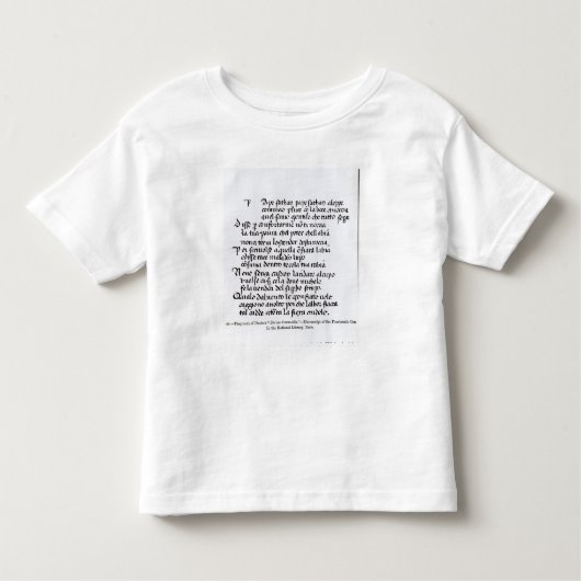 Fragment von Dantes 'Divina Commedia Kleinkind T-shirt (Vorderseite)