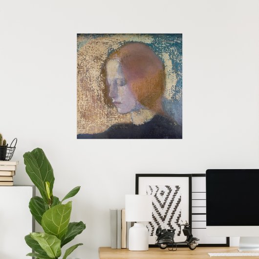 Fragment von Helene Schjerfbeck Poster (Heimbüro)