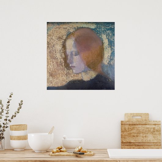 Fragment von Helene Schjerfbeck Poster (Küche)