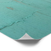 Fragment von Kunstmalerei. Portrait eines Mädchens Poster (Ecke)