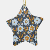 Fragmente der Blume Keramik Ornament (Links)