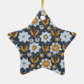 Fragmente der Blume Keramik Ornament (Hinten)