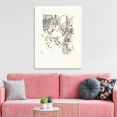 Fragmente der Kunst 1 surreal Zeichnend Leinwand (Insitu (Wohnzimmer))