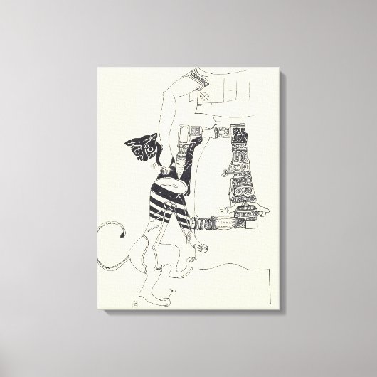 Fragmente der Kunst 4 Surrealistische Zeichnend Le Leinwanddruck (Vorderseite)