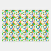 Fragmente der Tuba-Musiknote Geschenkpapier Set (Vorderseite)