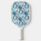Fragmente der Tuba-Musiknote Pickleball Schläger (Vorderseite)
