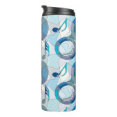 Fragmente der Tuba-Musiknote Thermosbecher (Nach rechts gedreht)