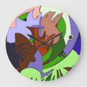 Fragmente der Zeit Große Wanduhr (Vorderseite)