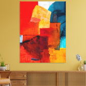 Fragmente einer Auswirkung Leinwanddruck (Insitu (Wohnzimmer))
