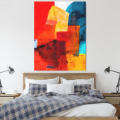 Fragmente einer Auswirkung Leinwanddruck (Insitu (Schlafzimmer))