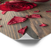 "Fragmente eines Blossoms" Poster (Ecke)