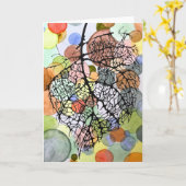 Fragmente - Leere in der Grußkarte Karte (Gelbe Blume)