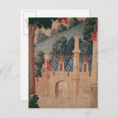 Fragmente mittelalterlicher Wandteppiche Postkarte (Vorne/Hinten)