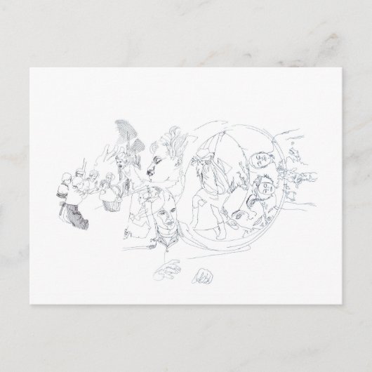 Fragmente Postkarte (Vorderseite)