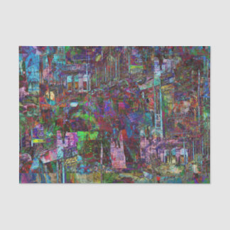 Fragmente Seidenpapier