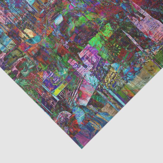 Fragmente Seidenpapier (Ausschnitt)