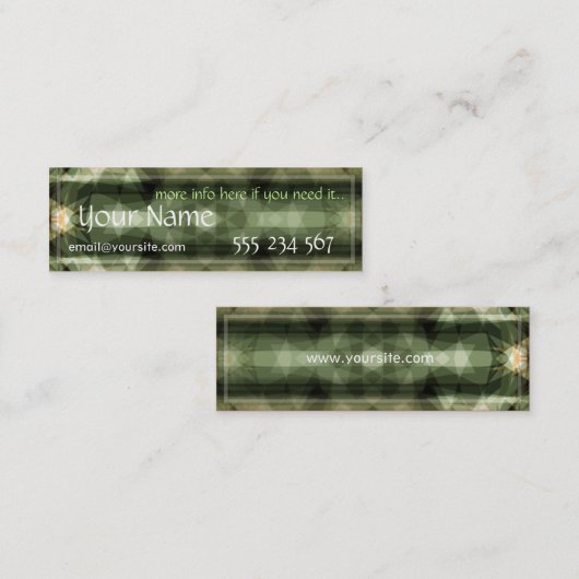 Fragmente Visitenkarte (Vorne/Hinten)