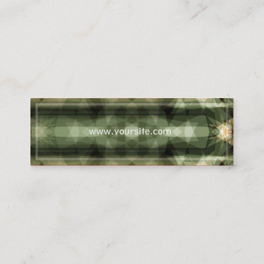 Fragmente Visitenkarte (Rückseite)