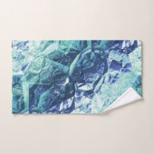 Fragmente von Erinnerungen, blaugrüner Kristall: Badhandtuch Set (Handtuch)