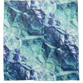 Fragmente von Erinnerungen, blaugrüner Kristall: Duschvorhang (Vorderseite)