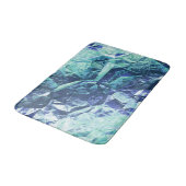 Fragmente von Erinnerungen, in Kobalt und Minze Badematte (Schrägansicht)