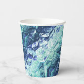 Fragmente von Erinnerungen - Kobalt und Minze: Pappbecher (Rückseite)