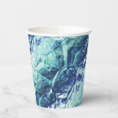 Fragmente von Erinnerungen - Kobalt und Minze: Pappbecher (Links)