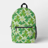 Fragmente von Kleeblättern Bedruckter Rucksack (Vorderseite)