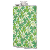 Fragmente von Kleeblättern Flachmann (Links)