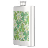 Fragmente von Kleeblättern Flachmann (Links)