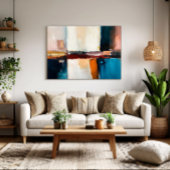 Fragmented Horizon Leinwanddruck