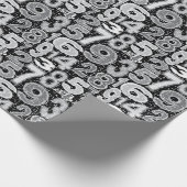 FRagmented Number Pattern Geschenkpapier (Ecke)