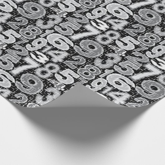 FRagmented Number Pattern Geschenkpapier (Ecke)