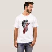 Fragmented Portrait Tee – Modern Abstract Aestheti (Vorne ganz)