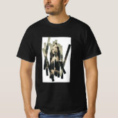 Fragmented Portrait Tee – Modern Abstract Aestheti (Vorderseite)