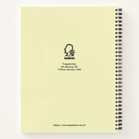 fragmentiert notizblock (Rückseite)