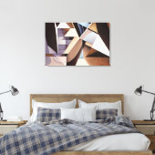 Fragmentierte Architektur Leinwanddruck (Insitu (Schlafzimmer))