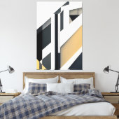 Fragmentierte Bereiche Leinwanddruck (Insitu (Schlafzimmer))