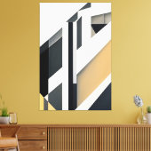 Fragmentierte Bereiche Leinwanddruck (Insitu (Wohnzimmer))