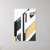 Fragmentierte Bereiche Leinwanddruck (Vorderseite)