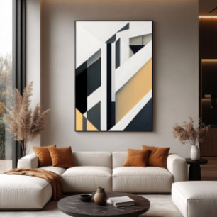 Fragmentierte Bereiche Poster